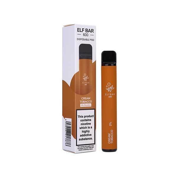 cream tobacco disposable vape Elf Bar Snoow (Cream) Tobacco Disposable – Royal Vapes