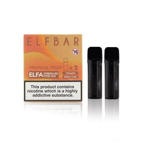 Elf Bar Tropical Fruit Elfa Pods (2 Pack) 20mg