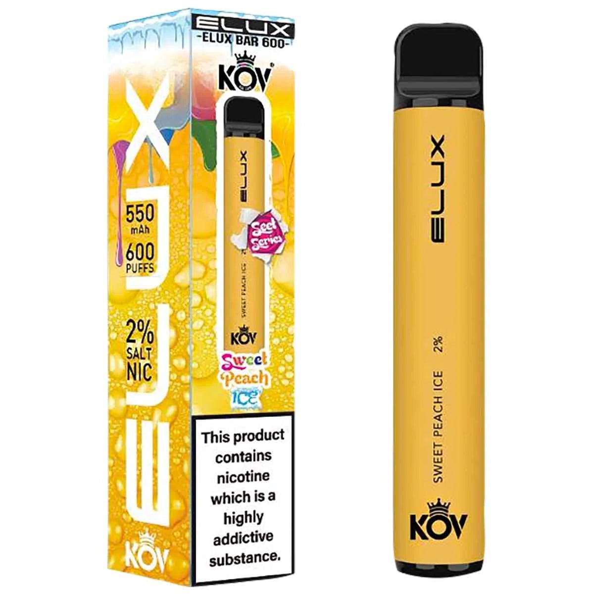 Elux KOV Bar Sweet Peach Ice Disposable  Royal Vapes