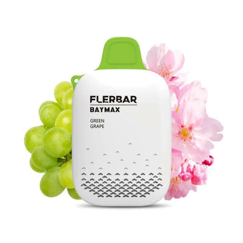 Flerbar Baymax 3500 Green Grape 3500 Disposable 0mg
