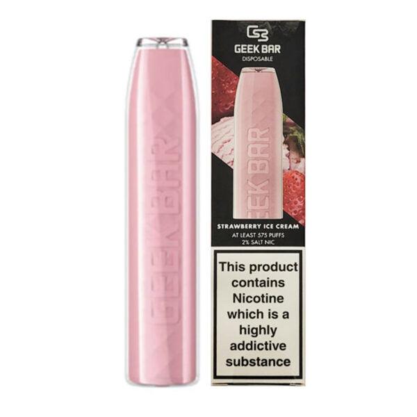 Geek Bar Strawberry Ice Cream Disposable Royal Vapes Geek Bar Strawberry Ice Cream Disposable Royal Vapes