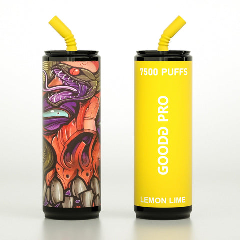 GoodG Pro 7500 Lemon Lime 7500 Disposable 0mg