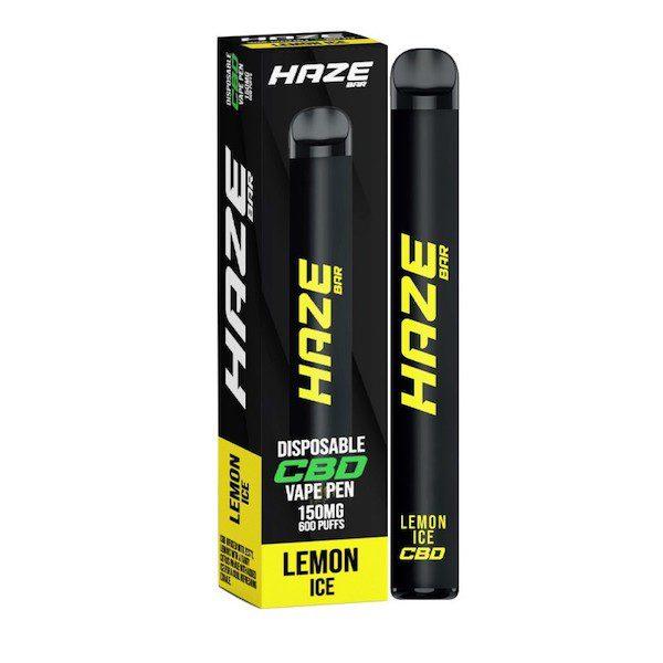 Haze Bar Lemon Ice CBD Disposable Vape Royal Vapes Haze Bar Lemon Ice CBD Disposable Vape Royal Vapes