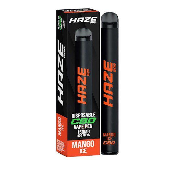 Haze Bar Mango Ice CBD Disposable Vape  Royal Vapes