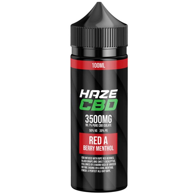 Haze CBD Red A CBD eLiquid 100ml  Royal Vapes