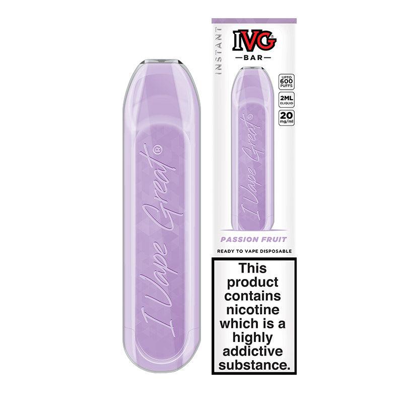 IVG Bar Passion Fruit Disposable Royal Vapes IVG Bar Passion Fruit Disposable Royal Vapes