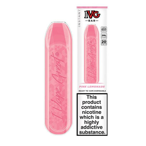 IVG Bar Pink Lemonade Disposable 20mg