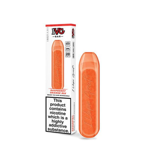 IVG Bar Raspberry Orange Mix Disposable 20mg
