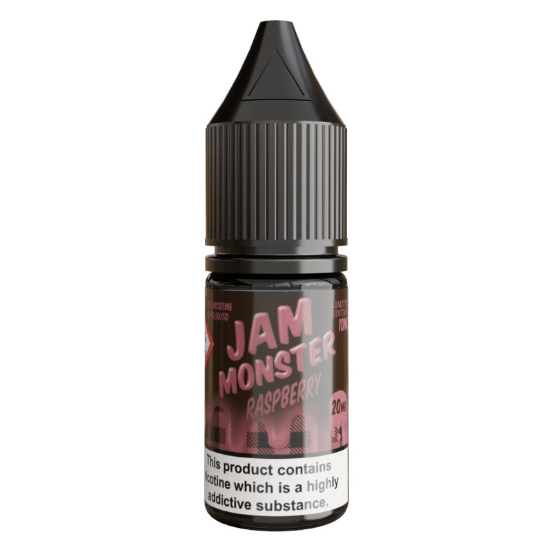 Vanilla Nic Raspberry Nicotine Salt By Jam Monster E Liquid Refillable Vape Device - JM - Medium Jam Monster Salt Raspberry Ejuice Candy Vanilla Nic Raspberry Nicotine Salt By Jam Monster E Liquid Refillable Vape Device - JM - Medium Jam Monster Salt Raspberry Ejuice Candy