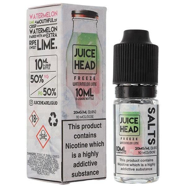 watermelon lime vape juice Juice Head Freeze Watermelon Lime Nic Salt 10ml – Royal Vapes