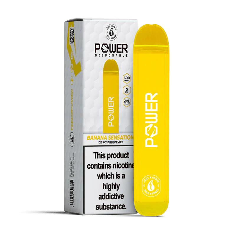 Juice N Power Banana Sensation Disposable – Royal Vapes