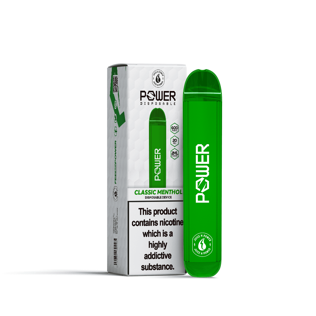Juice N Power Classic Menthol Disposable – Royal Vapes