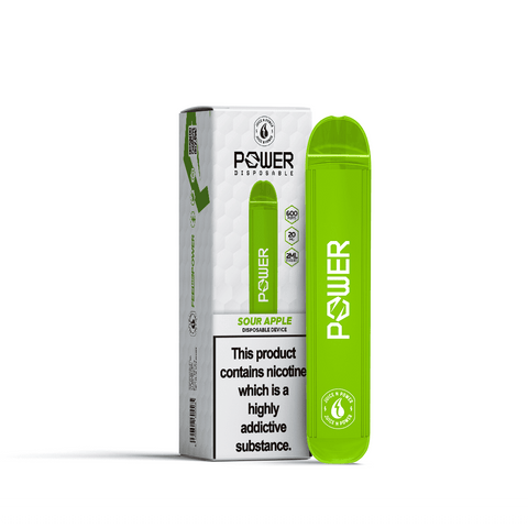 Juice N Power Sour Apple Disposable 10mg