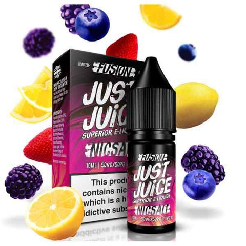 Just Juice Fusion Berry Burst & Lemonade Nic Salt 10ml 11mg