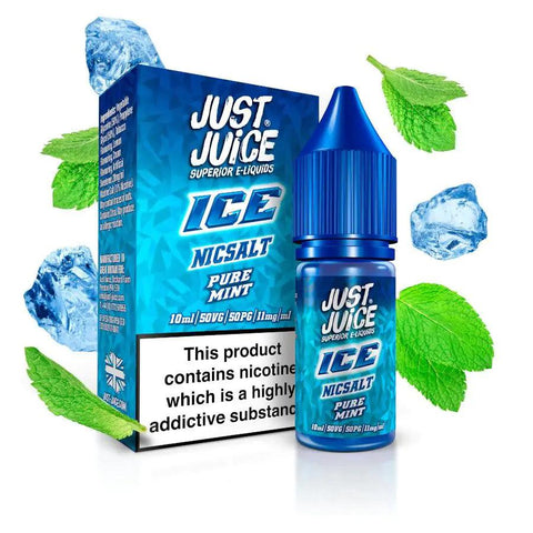 Just Juice Pure Mint Ice Nic Salt 10ml 11mg