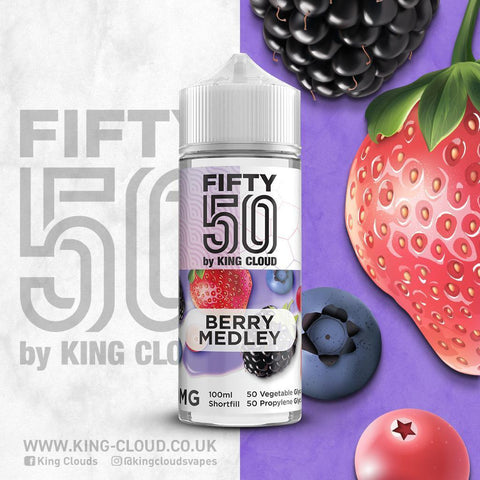 King Cloud Fifty50 Berry Medley 100ml