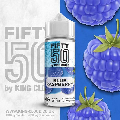 King Cloud Fifty50 Blue Raspberry 100ml