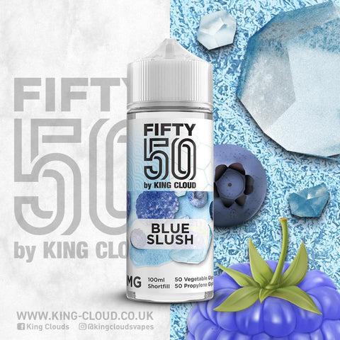King Cloud Fifty50 Blue Slush 100ml