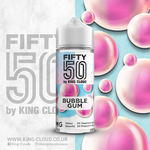 King Cloud Fifty50 Bubblegum 100ml