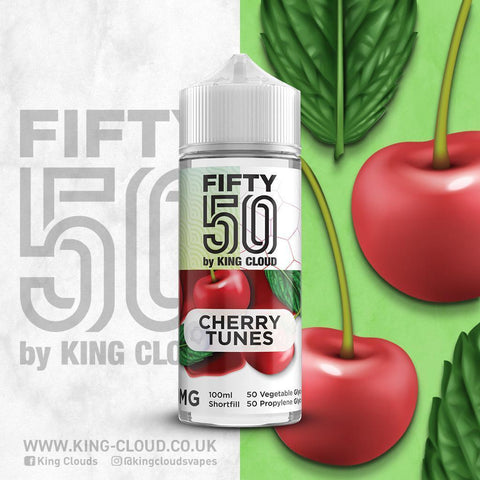 King Cloud Fifty50 Cherry Tunes 100ml