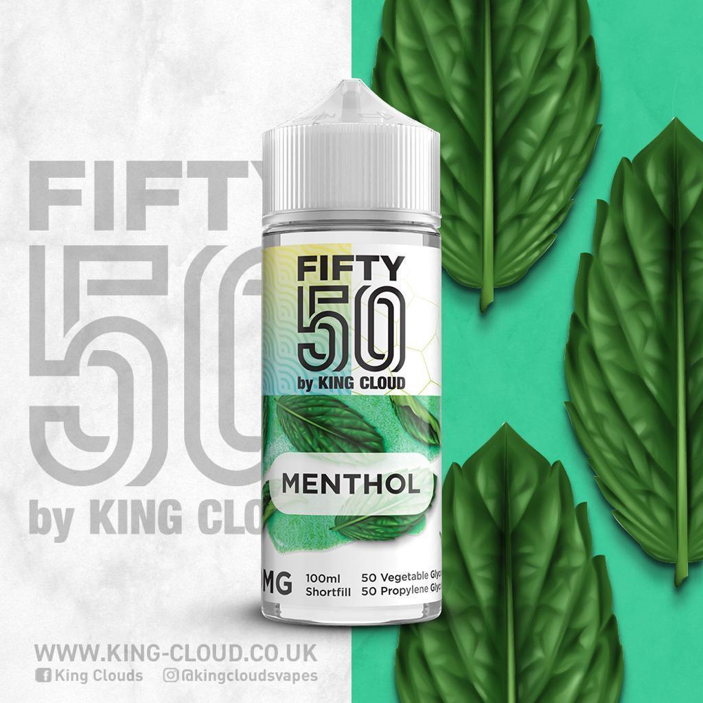 King Cloud Fifty50 Menthol 100ml – Royal Vapes