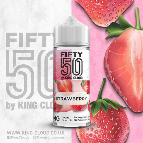 King Cloud Fifty50 Strawberry 100ml