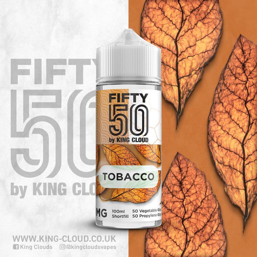 King Cloud Fifty50 Tobacco 100ml Royal Vapes King Cloud Fifty50 Tobacco 100ml Royal Vapes