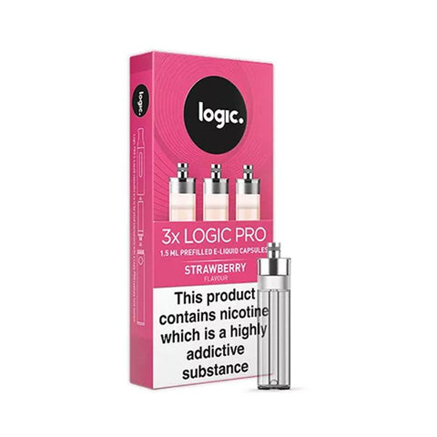 Logic Pro E-Liquid Strawberry Capsules 6mg