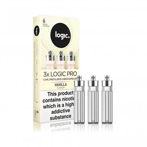 Logic Pro E-Liquid Vanilla Capsules 6mg