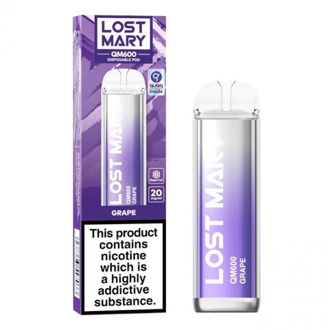 Lost Mary QM600 Grape Disposable Royal Vapes Lost Mary QM600 Grape Disposable Royal Vapes