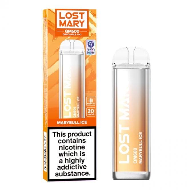 Lost Mary Official Website Pod Desechable Lost Mary Marybull Ice 20mg By  Elf Bar