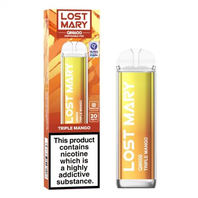 Lost Mary QM600 Triple Mango Disposable  Royal Vapes
