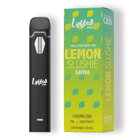 Lyfted Lemon Slushie 1000mg CBD Disposable