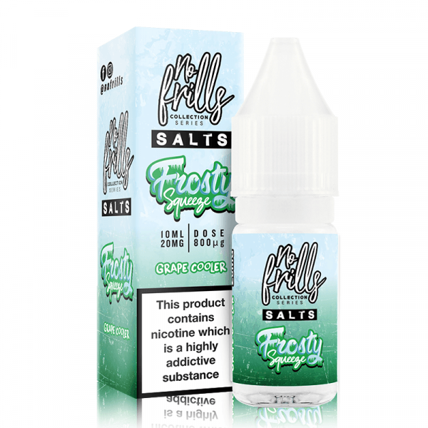 No Frills Frosty Squeeze Grape Cooler Nic Salt 10ml Royal Vapes No Frills Frosty Squeeze Grape Cooler Nic Salt 10ml Royal Vapes