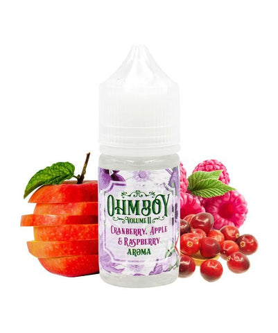 Ohm Boy Cranberry, Apple & Raspberry Concentrate 30ml