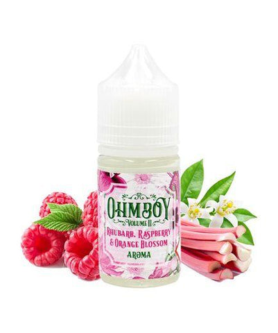 Ohm Boy Rhubarb, Raspberry & Orange Blossom Concentrate 30ml