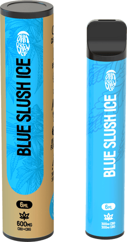 Ohm Brew Blue Slush Ice CBD Disposable Vape 600mg