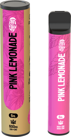 Ohm Brew Pink Lemonade CBD Disposable Vape 600mg