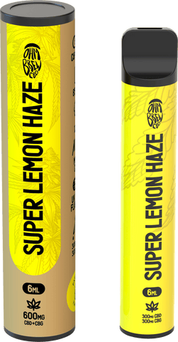 Ohm Brew Super Lemon Haze CBD Disposable Vape 600mg