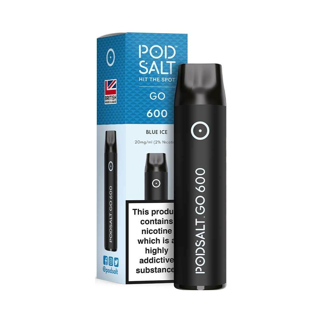 Pod Salt Go 600 Blue Ice Disposable – Royal Vapes