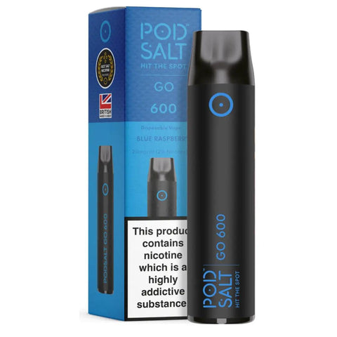Pod Salt Go 600 Blue Raspberry Disposable 20mg