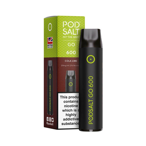 Pod Salt Go 600 Cola Lime Disposable 20mg