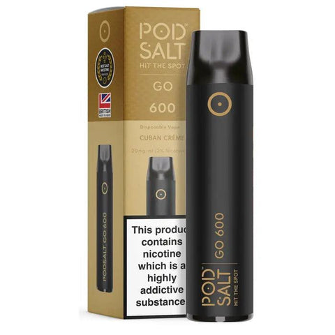Pod Salt Go 600 Cuban Creme Disposable 20mg