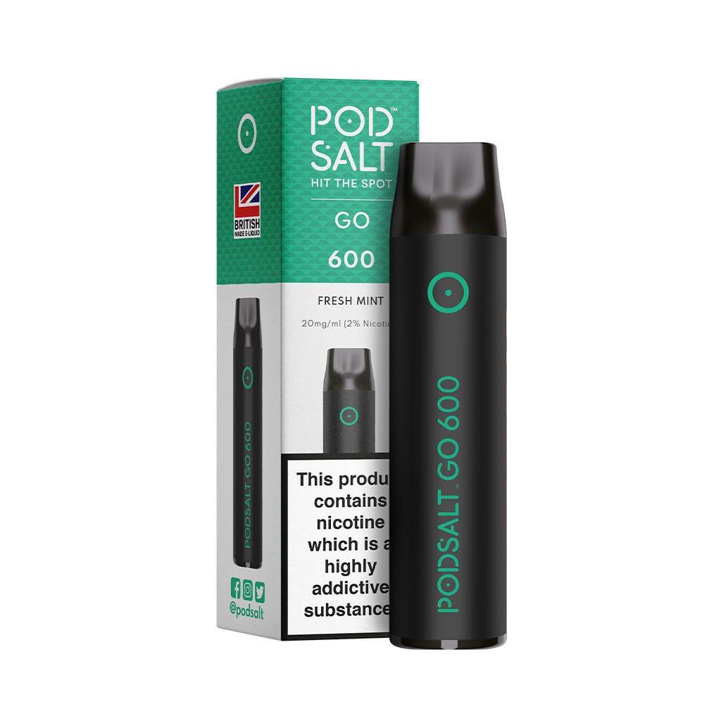 Pod Salt Go 600 Fresh Mint Disposable  Royal Vapes