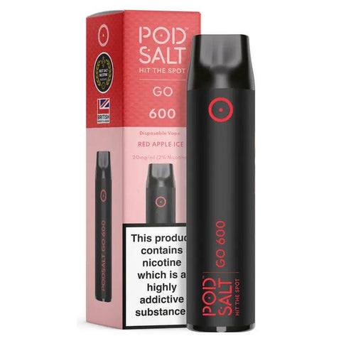 Pod Salt Go 600 Red Apple Ice Disposable 20mg