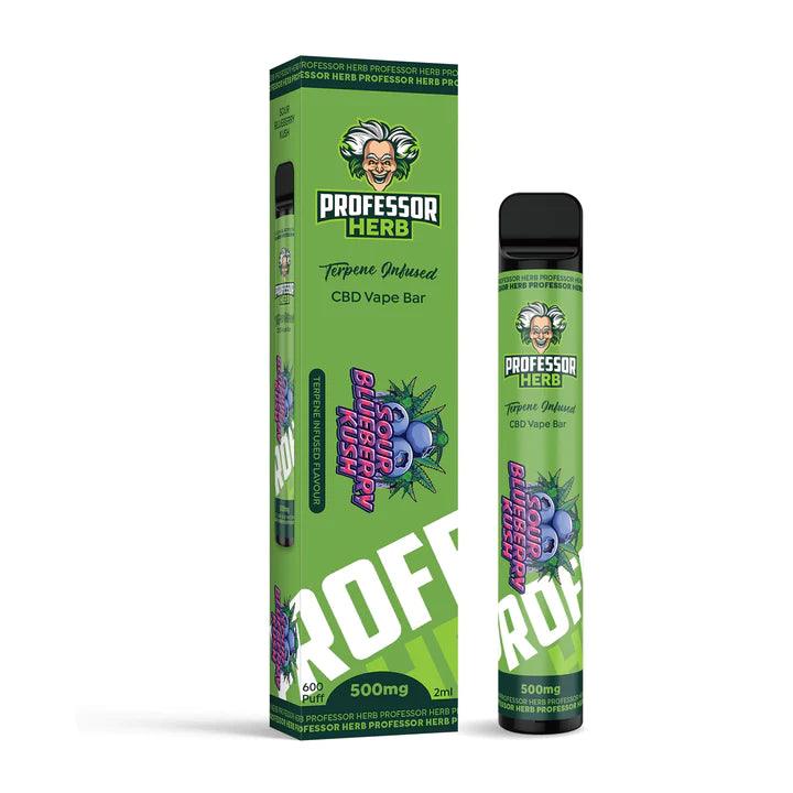 Professor Herb Sour Blueberry Kush CBD Disposable Vape 500mg Royal Vapes Professor Herb Sour Blueberry Kush CBD Disposable Vape 500mg Royal Vapes