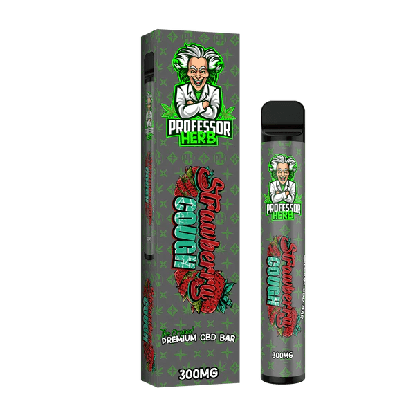 Professor Herb Strawberry Cough CBD Disposable Vape 300mg Royal Vapes Professor Herb Strawberry Cough CBD Disposable Vape 300mg Royal Vapes