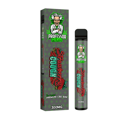 Professor Herb Strawberry Cough CBD Disposable Vape 300mg