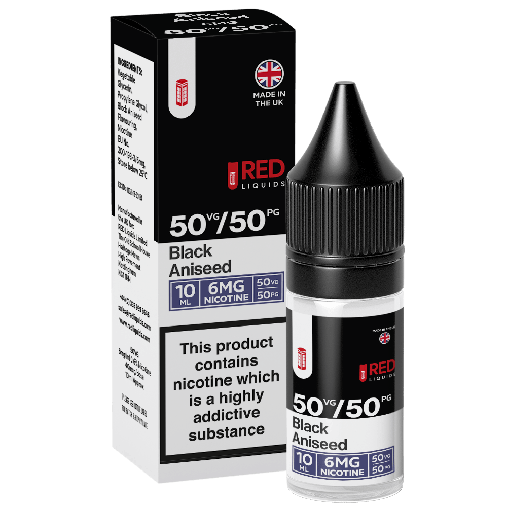 aniseed vape juice Red Liquids Black Aniseed 10ml – Royal Vapes
