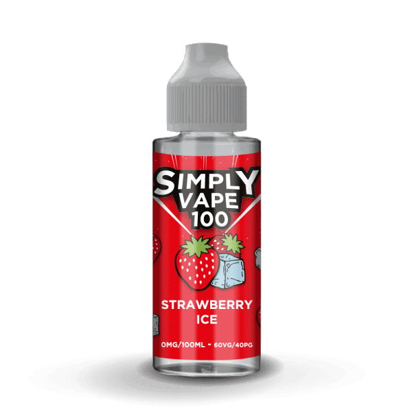 Simply Vape 100 Strawberry Ice 100ml Royal Vapes Simply Vape 100 Strawberry Ice 100ml Royal Vapes